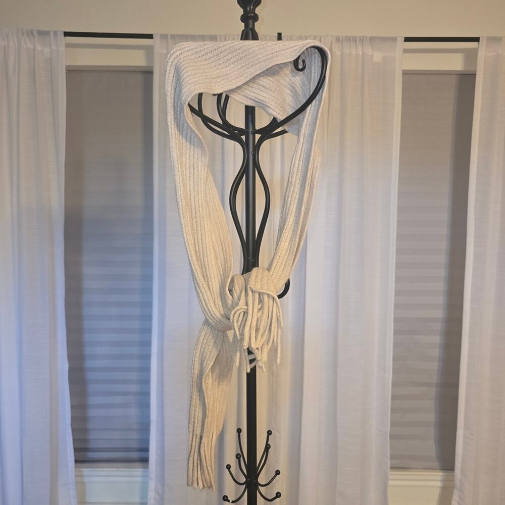 New York & Company Cream Scarf Wrap